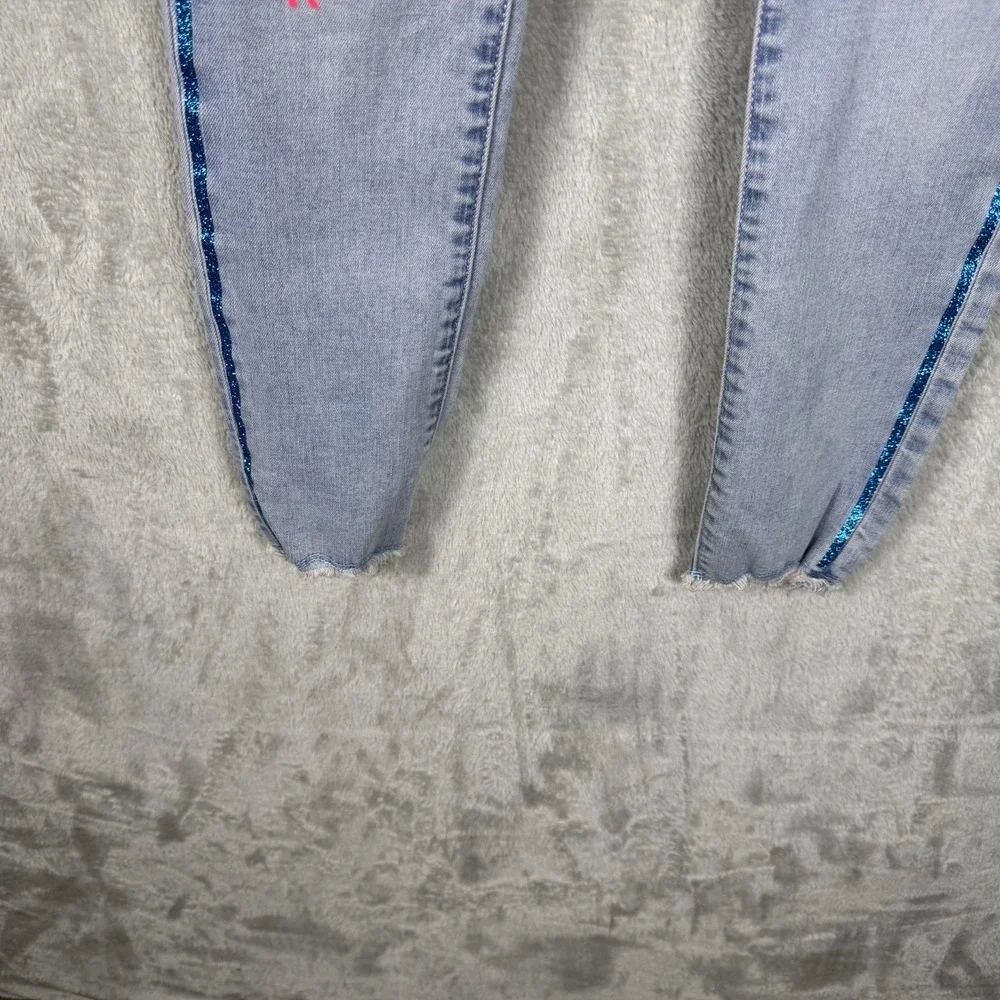 GAP Girls High Stretch Super Skinny Jeans Sz 12 Light Bling‎ LOVE NWT